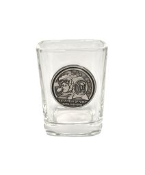 Aviator and Astronaut Square Glass Shot