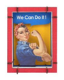 Rosie the Riveter We Can Do It! 3D Diorama