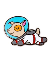 Astronaut Dog Enamel Pin