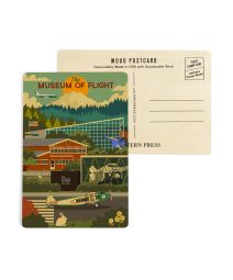 The Museum of Flight Campus Wood Postcard