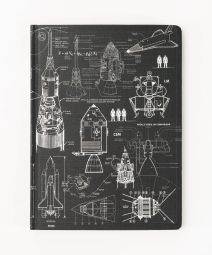 Rocketry Hardcover Notebook