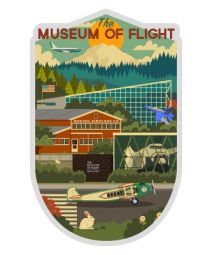 The Museum of Flight Campus Sticker