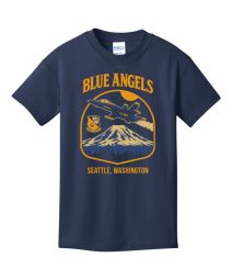 Blue Angels Solo Jet Mt. Rainier Youth Tee