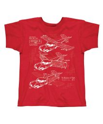 Aerocar Red Youth Tee