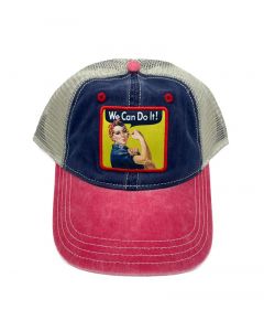 Rosie The Riveter Trucker Cap