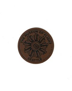 TMOF Le Rhone 9C Leather Sticker Patch