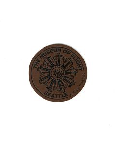 TMOF Le Rhône 9C Leather Sticker Patch