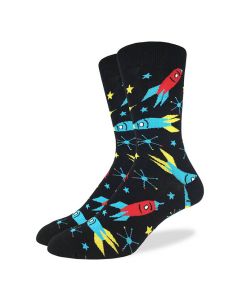Cartoon Rockets Socks