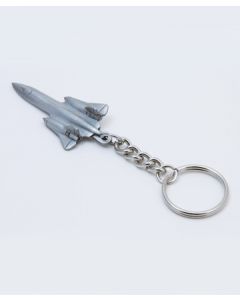 Lockheed SR-71 Blackbird Pewter Keychain