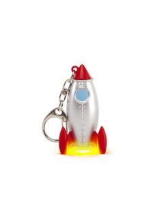 Rocket LED with Sound Keychain