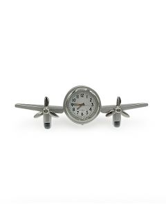 Silver Large Face Propeller Clock