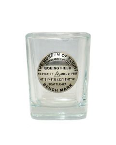 Square Bench Mark Shot glass