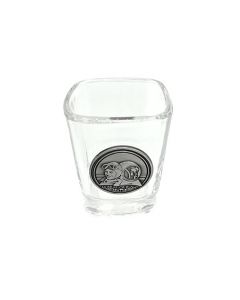 Aviator and Astronaut Square Glass Shot