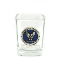 Keep 'Em Flying Enameled Pewter 2oz. Square Shot