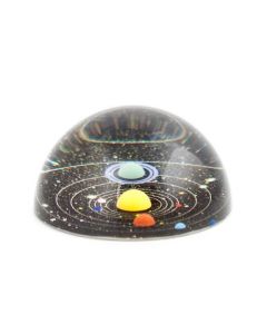 Planetarium Glass Paperweight