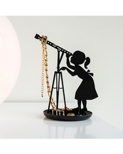 Black Stargazer Jewelry Stand