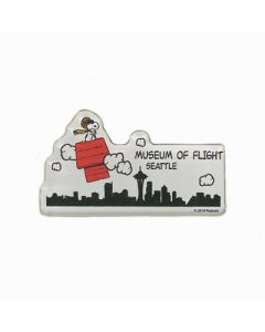 Snoopy Seattle Skyline Magnet