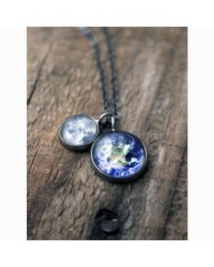 Earth and Moon Layered Necklace