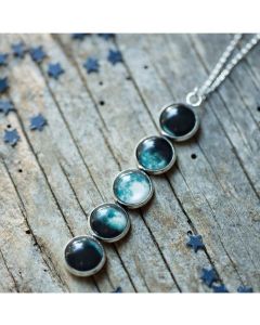 Moon Phase Pendant Necklace