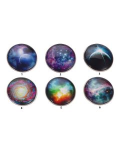 Glass Universe 1.5" Brooch