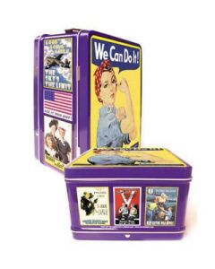 Small Rosie the Riveter Lunchbox