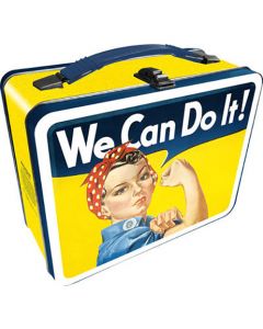Rosie the Riveter Metal Lunch Box