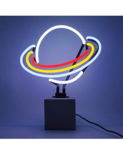 Neon Saturn Sign