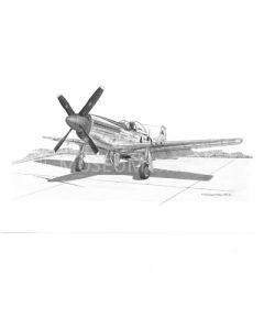 P-51 Mustang Illustration