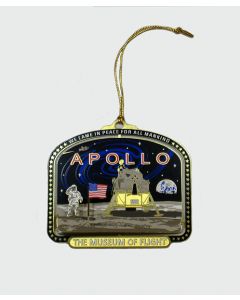 Museum of Flight Apollo Brass Ornament