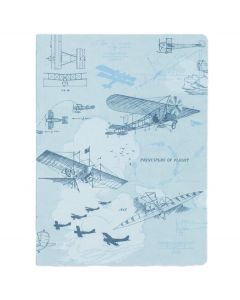 Aviation Early Flight Softcover Notebook