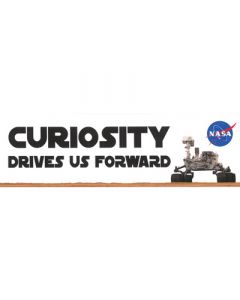 Curiosity Drives Us Forward Bumper Sticker