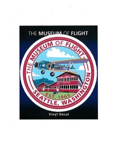 The Museum of Flight 80A Red Barn Sticker