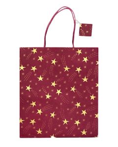 Red Large Shooting Star Gift Bag