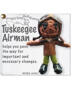 Tuskegee Airman String Doll