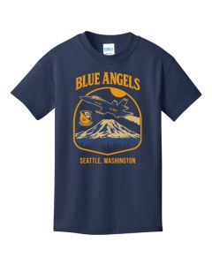 Blue Angels Solo Jet Mt. Rainier Youth Tee