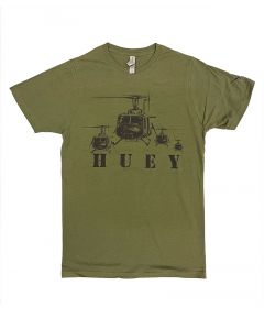 Bell UH-1 Huey Military Green Tee