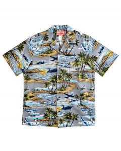 Gray Islands and Fighters Hawaiian Shirt 