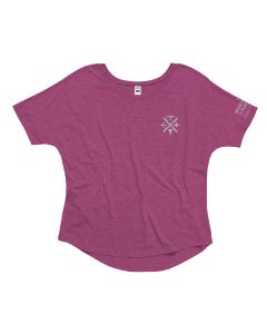 Aircraft Icons Propeller Ladies Berry Tee 