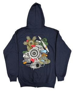 Joe Nix Mural Full-Zip Hoodie