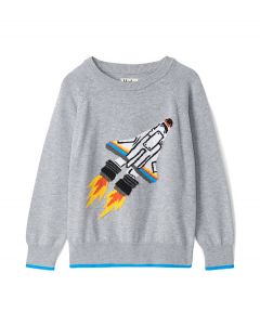 Space Shuttle Gray Youth Sweater 