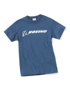 Boeing Logo Dusk Blue Tee