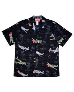 Bombers Black Hawaiian Shirt