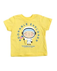 Adorable Explorer Lemon Yellow Tee