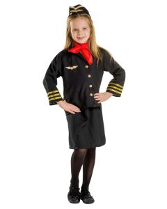 Kids Flight Attendant Costume Set 