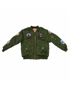 MA-1 Green Youth Flight Jacket