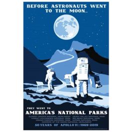 Astronauts National Parks Training Poster