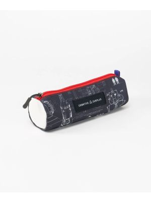 Rocketry Cylinder Zipper Bag