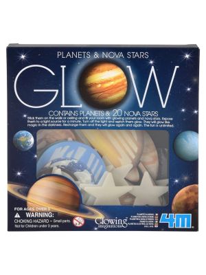 3-D Glow in the Dark Planets and Stars