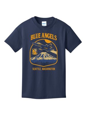 Blue Angels Solo Jet Mt. Rainier Youth Tee