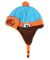 Baby Pilot Blue Earflap Beanie